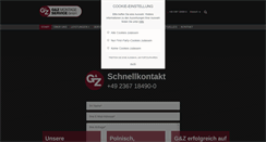 Desktop Screenshot of guz-montageservice.de