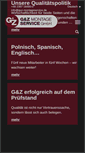 Mobile Screenshot of guz-montageservice.de